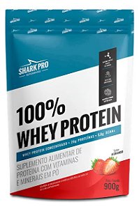100% Whey Protein Concentrado Pouch 900g Shark Pro