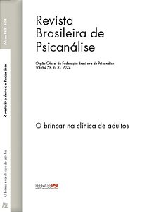 v. 58 nº 3 - O brincar na clínica de adultos