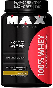 100% Whey 900g - Max Titanium