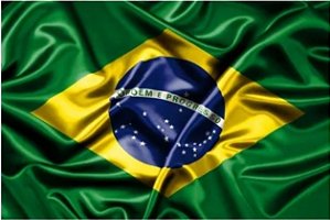 Bandeiras Tecido Oxford Costura Linha Branca Overlock