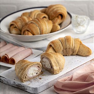 CROISSANT PEITO PERU COM CATUPIRY LIGHT (6 unidades - 140g cada)