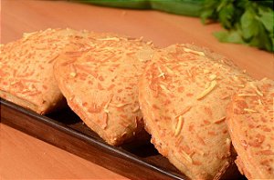 PASTEL DE FORNO ALHO PORÓ COM REQUEIJÃO LIGHT (6 unidades - 120g cada)