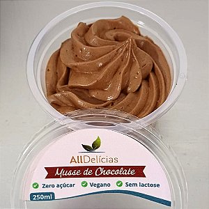MUSSE CHOCOLATE ZERO (3 unidades - aproximadamente 250ml cada)
