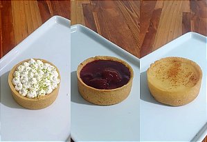 MINI TORTA - CAIXA MIX (6 unidades - 100g cada)