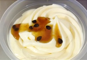 MUSSE MARACUJÁ ZERO (3 unidades - aproximadamente 250ml cada)