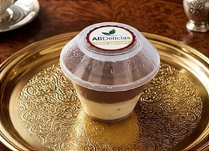 MOUSSE DE MARACUJÁ COM CHOCOLATE ZERO AÇÚCAR (2 unidades - 180ml cada)