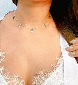 COLAR CHOKER CRUZ | CL0013