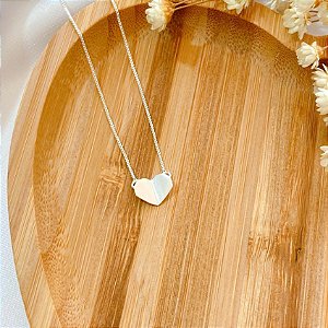 COLAR ORIGAMI CORAÇÃO | CL0024
