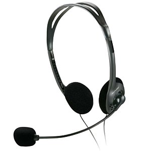 Fone de ouvido, Headset Multilaser estéreo com fio, Preto P2 PH002