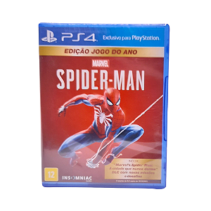 Jogo Marvel Spider-Man Edição Jogo do Ano PS4