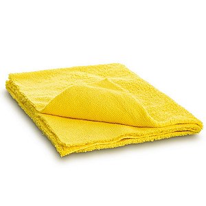 PANO MICROFIBRA CORTE LASER AMARELA 39X59 300GSM- AUTO CRAZY