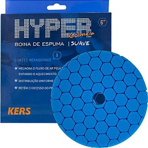 KERS BOINA DE ESPUMA HYPER 6" AZUL SUAVE