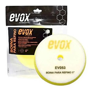 BOINA ESPUMA REFINO AMARELA 5" - EVOX