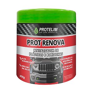 PROT RENOVA – REVITALIZADOR DE PLÁSTICOS E BORRACHAS 400G -PROTELIM