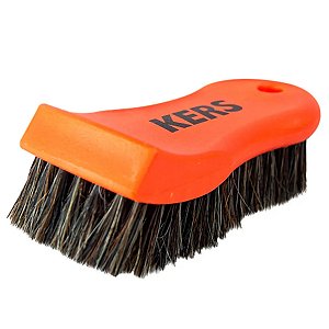 KERS ESCOVA PARA LIMPEZA DE COURO COM CERDAS NATURAIS KERS