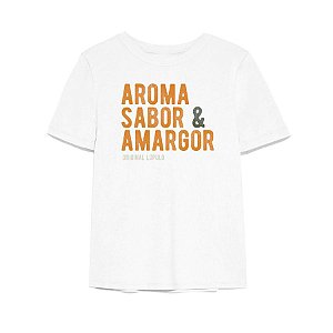 Camiseta Aroma, Sabor & Amargor