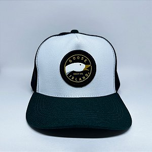 Boné Goose Island Branco e Verde