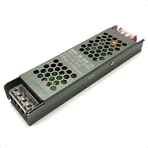 Fonte Chaveada Slim 200w Driver 16.5a 12v Bivolt Led Perfil