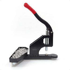 Ilhoseira Manual Profissional Ilhós Zero 10mm Aplicadora com Rodízios