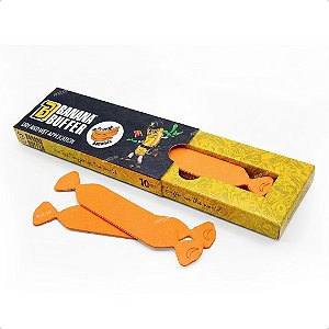 Banana Buffer Orange Feltro Espátula Envelopamento Kit 10 Un Laranja