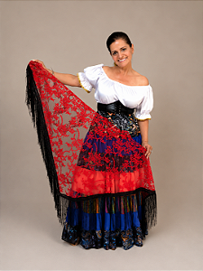 Lenço Xale Longo Feminino Renda Moda Luxo Melhores Presentes Vermelho e Preto