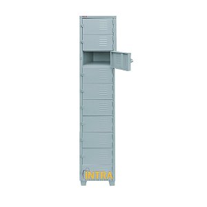 Roupeiro de Aço 10 Portas Mini com Pitão para Cadeado