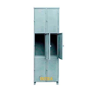 Armário Roupeiro Aço 6 portas Médias Vestiário