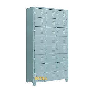 Roupeiro de Aço 24 Portas Mini com Pitão para Cadeado