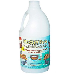 Shampoo Perox Peroxido Benzoila 2,5%  3 litros  Mersey