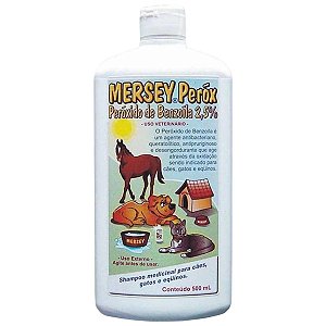 Shampoo Mersey Peróx  Peróxido De Benzoíla 2,5% 500ml
