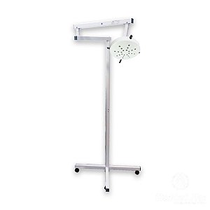 Foco Cirúrgico 12 Led Luz Quente Fria Base Pedestal Delta Life