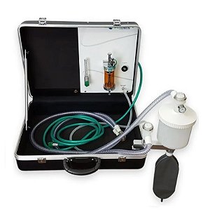 Anestesia Inalatória Portátil Veterinária - DL700 Maleta