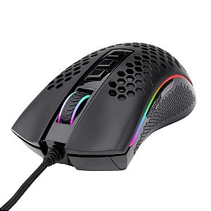 Mouse Gamer Redragon Storm Elite Preto 16000 DPI Honeycomb