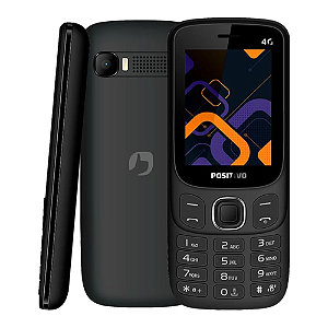 Celular Positvo P41, Tela 2.4”, 4G, Rádio FM, Dual SIM Preto
