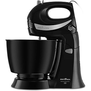 Batedeira Britania Diamante Neve Turbo Duo 4,3L  127V Preta
