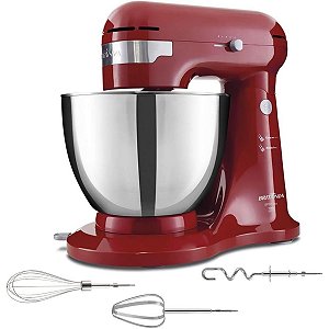 Batedeira Britania BBT505V Turbo Inox 500W Vermelha 127v