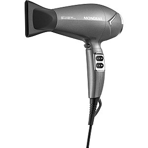 Secador De Cabelos Space Shine Mondial Grafite 2000w 127v