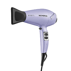 Secador de Cabelos Space Shine, Mondial, Lilás, 2000W, 110V