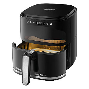 Fritadeira Air Fryer Digital 5L Mondial Preto 2000W 220v