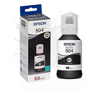 Garrafa de Tinta Original Epson EcoTank T504 Peto T504122