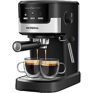 Cafeteira Espresso Dolce Crema 20 Bar Mondial C20 Preto 127v