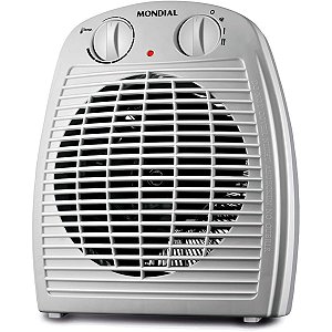 Aquecedor De Ar Portátil A-08 Cinza Mondial 220v