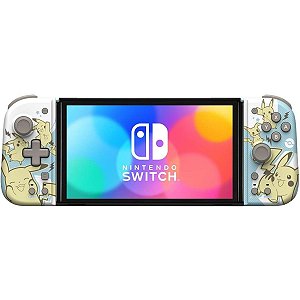 Controle Hori Split Pad Pokémon Pikachu Mimik Switch Celeste