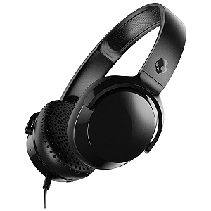 Fone de Ouvido Riff On-Ear Skullcandy com Fio Preto