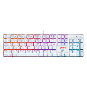 Teclado Mecânico Gamer Redragon Mitra Lunar RGB Switch White