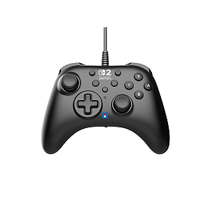 CONTROLE HORI COM FIO P/ NINTENDO SWITCH 2 OLED PRETO