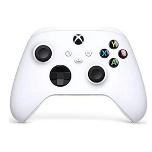 Controle Sem Fio Xbox Series S X One Pc Robot White Branco