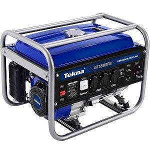 Gerador Energia Gasolina 6,5hp 3,1kva Bivolt Gt3500fb Tekna
