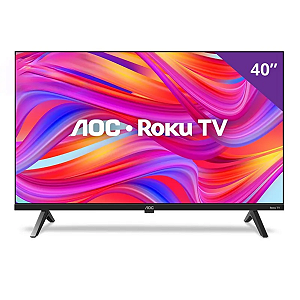 Smart TV AOC 40" Full HD Roku WiFi HDMI 40S5045