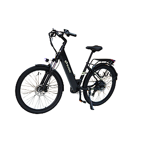 Bicicleta Eletrica Evoo 500W Bateria Embutida Vibe 48V Preto